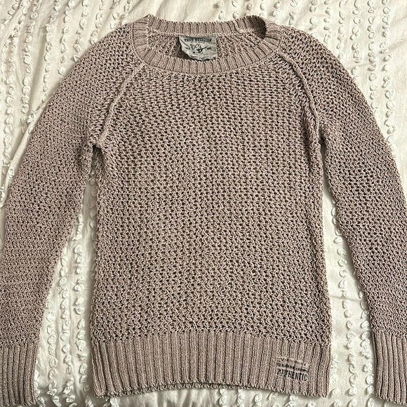 True Religion open knit/crochet sweater - Picture 1 of 4